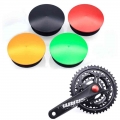 1pcs Waterproof Aluminum Alloy Bicycle Teeth Plate Crank Cover Mountain Road Bike Crankset Plug Screw Dust-proof Disc Cover - Bi