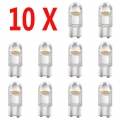 10 X 194 W5W 12V Led T10 Car Light COB Glass 6000K White Auto Automobiles License Plate Lamp Dome Read DRL Bulb|Signal Lamp| -