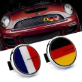 3d Metal Badge Germany National Flag Car Sticker Emblem Rear Front Bumper Grille Decal Auto Head Accessories For Benze Bmw