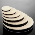 2Pcs 2/3/4/5/6/7 Inch Car Polishing Disc Wool Polishing Pad for Car Polisher Detail Mirror Finish Polish 50/80/100/125/150/180mm