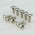 10pcs Motorcycle Bolts Screw Chrome M6 x 16mm|screw pin chain shackle|screw compressorchrome film - ebikpro.com