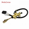 MotoLovee Motorcycle Hydraulic Pump Quad Dirt Bike Pit Rear Foot Brake Master Cylinder ATV Motorbike Brakes For Honda Yamaha|foo