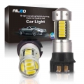 Aileo Amber White Pw24w Pwy24w Canbus Led Bulbs 30 Smd For Audi Bmw Vw Volvo Mercedes-benz Skoda Peugeot Mini Drl Daytime Lights