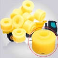 10Pcs/Set Automobile Shock Absorber Bush 10mm Yellow Universal Rubber Buffer Shock Absorber Bushings Part For Auto Car Shocker|S