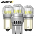 Auxito 2pcs T20 7443 Led Lamp W16w T15 P21w Bay15d P21/5w Ba15s Led Bulb 6000k White Drl Backup Reverse Parking Signal Car Light