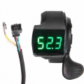 E Bike Thumb Throttle LCD Digital Battery Voltage Display Switch Electric Vehicle Display Switch Handle Finger Thumb Throttle|El