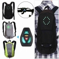 Cycling Backpack LED Turn Signal Light Wireless Remote Control Bike Bag Bicycle Night Riding Running Camping Bike Backpacks|Bicy