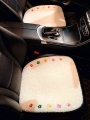 Four Seasons Universal Summer Cool Cartoon Bear Car Front Rear Backrest Cushion Car Seat Cushion Series - Automobiles Seat Cover