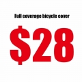 HSSEE Full coverage bicycle cover elastic fabric indoor bicycle dust cover, 26" 28" 700C road bicycle protective cover