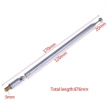 7 Sections Telescopic Antenna Aerial For Radio Tv Silver Expanded Total Length 765mm New - Aerials - ebikpro.com