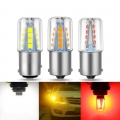 1Pc 1157 BAY15D P21 5W LED Bulb P21/5W 1156 BA15S P21W Led R5W R10W Car Turn Signal Lights Reverse Lamp 12V White Red Yellow|Sig