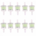 10pcs Universal Motorcycle Gasoline Gas Fuel Gasoline Oil Filter For Scooter Motorcycle Moped Scooter Dirt Bike ATV Fuel Filter|