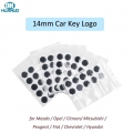 14mm Car Flip Key Logo Resin Epoxy Crystal for KD / VVDI Remote Car Key Sticker for Mazda Opel Citroen Mitsubishi Peugeot Emblem