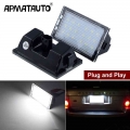 2pcs LED 12V Car License Plate Light For Land Rover Discovery 3 4 LR3 LR4 Freelander 2 LR2 Range Rover Sport Number Plate Lamp|S