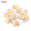 New 10Pcs 4/25'' 4mm Hose Motorcycle Scooter Gasoline Filter Clear Inline Gas Fuel|Oil Filters| - Ebikpro.com