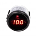 52mm Digital Fuel Level Gauge 240~33 Ohm Oil Tank Level Indicator 0~190ohm Fuel Gauge 9~32v For Car Boat - Fuel Gauges - Officem