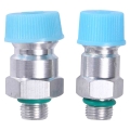 2Pcs Universal R134A Pneumatic Fitting High Low Pressure Coupler Car Air Conditioning Refrigerant Refill|A/C Hoses & Fitting