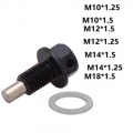 M10*1.25/1.5,m16*1.5,m12*1.5, M14*1.5, M18*1.5 Aluminum Magnetic Oil Drain Bolt Oil Sump Drain Plug Nut Oil Drain Plug Magnetic