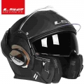 Original Ls2 Ff399 Flip Up Motorcycle Helmet Dual Visor Authentic Ls2 Valiant Full Face Helmets Moto Capacete Cascos - Helmets -