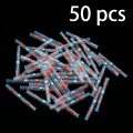 50PCS Waterproof Solder Seal Wire Connectors Heat Shrink Tube Extrusion Terminals Cable Termination Wireway Clamp Cable Sleeve|B