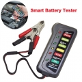 12V Smart Battery Tester LED Digital Battery Alternator Tester Car Motorcycle Trucks Tester Fault Detector Diagnostic Tool|Car B