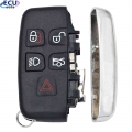 New 5 Button Smart Key Remote Key Shell Case Fob For Jaguar Xj Xjl Xf - Car Key - ebikpro.com