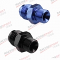 6AN AN 6 To M12 x 1.0 Metric Straight Flare Male Fitting Adapter Black/BLUE|Fuel Supply & Treatment| - ebikpro.com