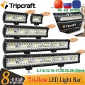 Led Light 3rows Bar 4-32 Inch Combo Beam Work Car Tractor - ebikpro.com