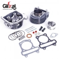 Glixal Gy6 80cc 47mm Scooter Rebuild Kit Big Bore Cylinder Kit With Cylinder Head Assy 139qmb 1p39qmb Moped Atv Go-kart Utv - En