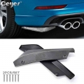 Universal Car Front Rear Bumper Strip Lip Spoiler Diffuser Splitter Scratch Protector Carbon Fiber Winglets Side Skirt Extension