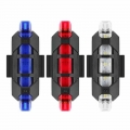 Bike Light Bicycle LED Taillight Rear Tail Safety Cycling Warning Light USB Rechargeable MTB Bicycle Light Flash Lights|Bicycle