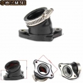 New Motorcycle Dirt Bike Racing 34mm Carburetor Rubber Angled Adapter Inlet Intake Pipe For MIKUNI VM24 OKO28 KOSO30|Carburetor|