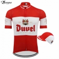 Duvel Beer Men's Classic Cycling Jersey Short Sleeve Ropa Ciclismo Hombre Team Cycling Clothing Red/Balck MTB Maillot Ciclis