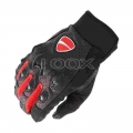 Leather Gloves Corse Motor Motorcycle Motorbike Racing Driving Riding Black Red For Ducati Team Gloves| | - Ebikpro.com