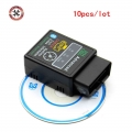 10pcs/lot Auto Car Elm327 Hh Android Bluetooth Obd 2 Obd Ii Diagnostic Scan Tool Elm 327 Scanner - Code Readers & Scan Tools