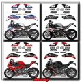 S1000rr Motorcycle Body Decals For S1000rr 20019 2020 2021 2022 Lower Side Guard Plate Sticker Protection Brand Logo Decals New