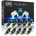 DXZ 10Pcs C5W C10W LED Bulbs Canbus Festoon 31MM 36MM 39MM 41MM CSP 1860 NO ERROR Car Interior Dome Light Reading Light 12V/24V|