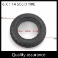 6X1 1/4 solid tires 6 inch non inflatable solid tyres for Folding Bicycle electric scooter Mini electric car|Tyres| - Officema