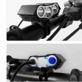 Waterproof 3XT6 LED Bicycle Light 10000LM Front Bike Head Light Night Cycling Lamp 5V USB Headlamp Only Lamp No Battery|Bicycle