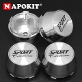 4pcs Universal 60mm Car Wheel Rim Center Hub Cap Sport Edition Logo Wheel Hubcap Refit Decorative Cover - Wheel Cen