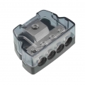 4 Way Power Distribution Block 0ga In To 4ga Out For Car Audio Stereo Amp - Fuses - ebikpro.com