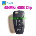 3 Button 434mhz Remote Control Key For Ford Focus With 4d 83 Dst80 4d63 80bit Chip - Code Readers & Scan Tools - Officematic