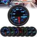 Universal 2'' 52mm Car 7 Color LED Gauge Mechanical Boost Psi/Bar Oil Press Oil Temp Water Temp Tach RPM Vacuum Volt Car