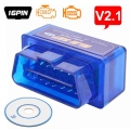 Bluetooth ELM327 Latest Version V2.1 New Auto OBD Scanner Code Reader Tool Car Diagnostic Tool Super MINI ELM 327 For Android|Co