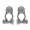 2Pcs Positive & Negative Cargo Type Zinc Coat Battery Terminals Clamp Connectors|Battery Cables & Connectors| - Office