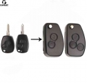 2 3 Buttons Modified Flip Remote Key Shell For Renault Duster Logan Dacia Clio Megane Laguna Master Traffic Kangoo Modus|Car Ke