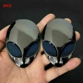 2pcs Alien Alienware Head Auto Heck Emblem Badge Sticker Decal Car Fender Auto 3d For All Car Bike Motobike