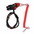 ATV Motorcycle Boat Tether Lanyard Emergency Kill Stop Engine Switch Push Button Interruptor de parada del motor de matar|Motorc