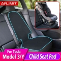 For Tesla 2016 2022 Model 3 Model Y Car Child Safety Seat Pad Seat Protection Bottom Wear Interior Decoration Refit Accessories|