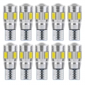 10PCS T10 W5W Super Bright LED Car Parking Lights WY5W 168 501 2825 Auto Wedge Turn Side Bulbs Car Interior Reading Dome Lamp|Si